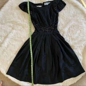Xs Vintage black Irene Sargent Oakland Topsey Original Dress